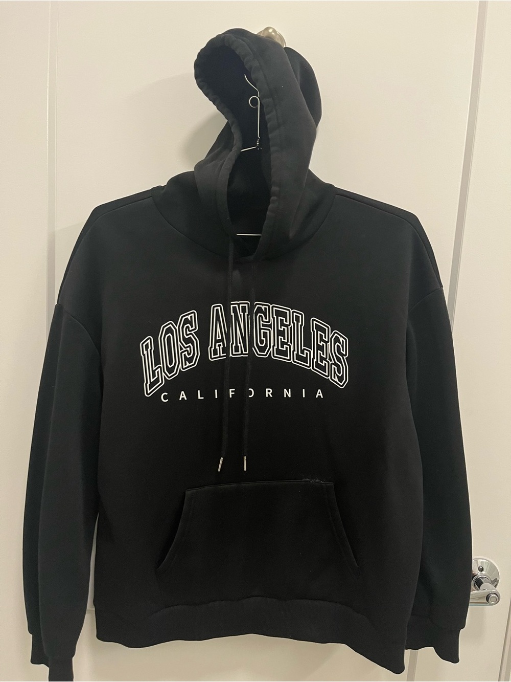 SHEIN Los Angeles California Black Hoodie -  Women’s Pullover